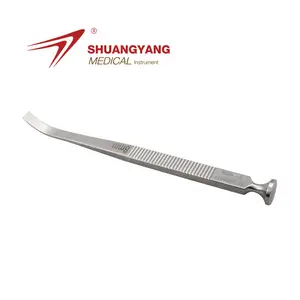 Square shank curved type medical instrument osteotome