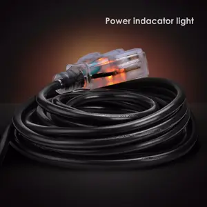Outdoor Lighted Extension Cord Outdoor Extension Cord Heavy Duty With Lighted Triple Outlets