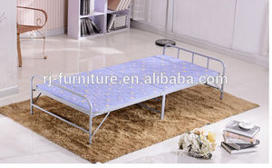 Hot vente <span class=keywords><strong>ikea</strong></span>. simple et portable <span class=keywords><strong>lit</strong></span> pliant en métal de meubles de chambre - Product Image 1