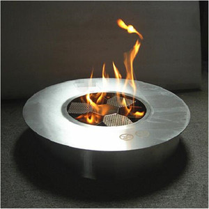 Inno fire-<span class=keywords><strong>chimenea</strong></span> redonda de acero inoxidable para exteriores, 8 litros, etanol - Product Image 5