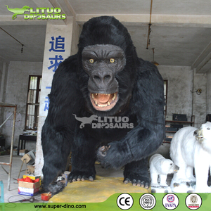 Centro comercial con animales, Centro de atracciones, animatrónico, realista, modelo de gorila - Product Image 6