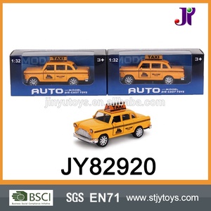 อเมริกัน1:32ดึงตายหล่อรถแท็กซี่รถของเล่น W/ แสงและเพลงสำหรับเด็ก - Product Image 2