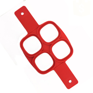 Online Hot Sale New Product Non-stick Silicone <strong>Egg</strong> <strong>Fryer</strong> 4 Hole Pancake Ring Kitchen Tool - Product Image 3