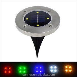 Solar al aire libre iluminación del jardín valla cubierta lámpara de <span class=keywords><strong>tierra</strong></span> SNT-D-4 - Product Image 4