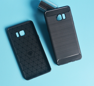 Coque de protection en TPU pour téléphone portable, en fibre de carbone douce antichoc pour Samsung Galaxy <span class=keywords><strong>Note</strong></span> <span class=keywords><strong>Fan</strong></span> <span class=keywords><strong>Edition</strong></span> - Product Image 1