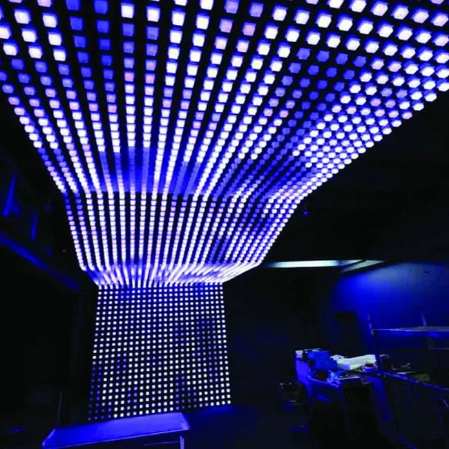 RGB LED aydınlatma Bar gece kulübü dmx led piksel duvar tavan dekorasyon
