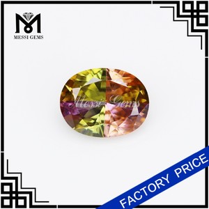 Nueva llegada Facted billones 10 <span class=keywords><strong>x</strong></span> 10 mm multicolores Cubic Zirconia piedra - Product Image 5