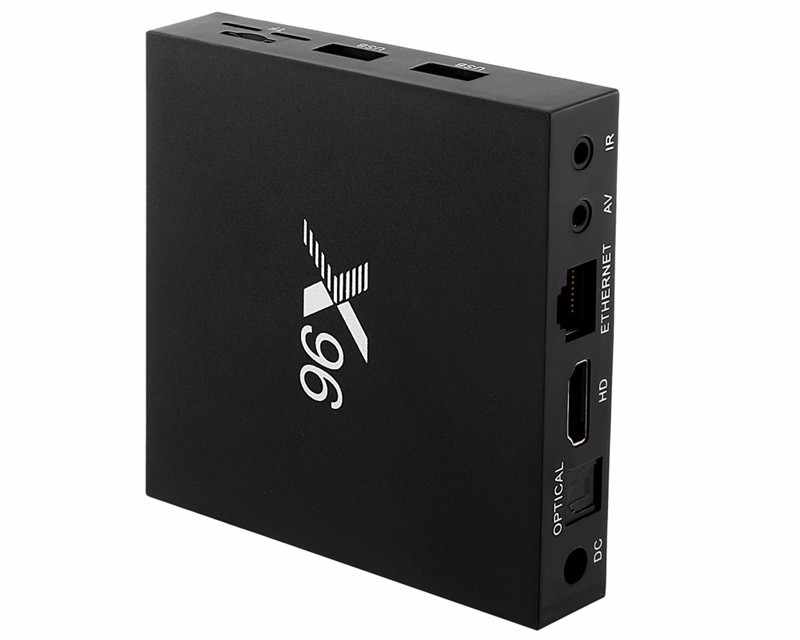 Mini Set Top Box Amlogic S905X 2G 16G Android 6.0 X96 Malvavisco 2.4G 5G Wifi Androide Caja de la TV