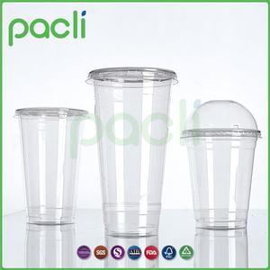 La calidad del producto Logotipo del producto warrentee costumbre diversidad impreso vaso de plástico desechable con tapa al por - Product Image 1