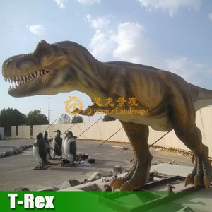 Roi T-Rex, dinosaure <span class=keywords><strong>carnivore</strong></span>, dinosaure artificiel en acier grandeur nature pour exposition publique en intérieur - Product Image 1