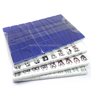 Juego de cartas de Mahjong, set de regalos japoneses con impresión de fábrica, palos de póker para promoción - Product Image 5
