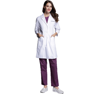 Donne di autunno Anti-rughe Manica Lunga Infermiera Nniform Dental Clinic del Medico Outcoat Ospedale Uniforme - Product Image 5