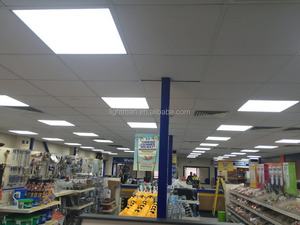 Placa de difusão de armação de prata, 40w, placa quadrada, led, iluminação de teto 620x620 - Product Image 6