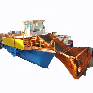 Zee/Rivier/Meer/Vijver Schoonmaken Boot Water Onkruid Zeewier Hyacint Sargassum Oogsten Schip Voor Verkoop