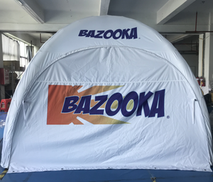 Tenda pameran dagang tiup dengan lampu LED dan pemanas dibagi menjadi beberapa ruang dapat ditiup dengan LED dan pemanas