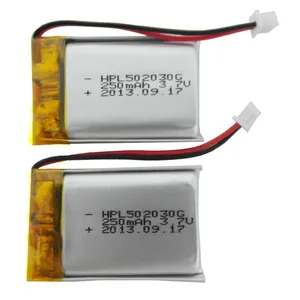 3.7 v 锂聚合物电池小型 032030 402030 453030 502030 130 250-3.7 mah v 锂聚合物电池