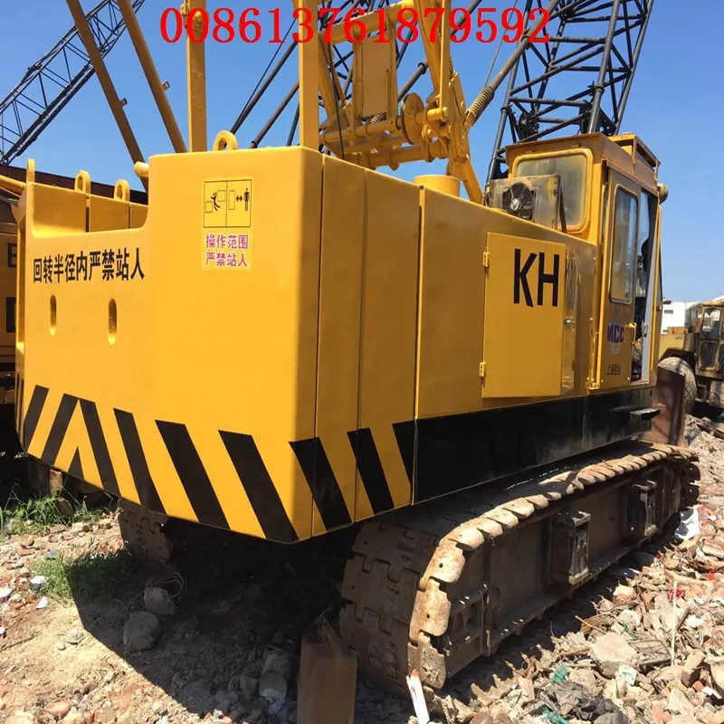 Hitachi — grue sur chenille d'occasion, grue de 50 tonnes à vendre, port kh180