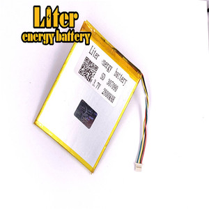 Plug 1,0-5 p 307090 2800 mAh 3,7 V rechargeable LiPo battery solar Li ion polymer lithium battery with PCM - Product Image 2