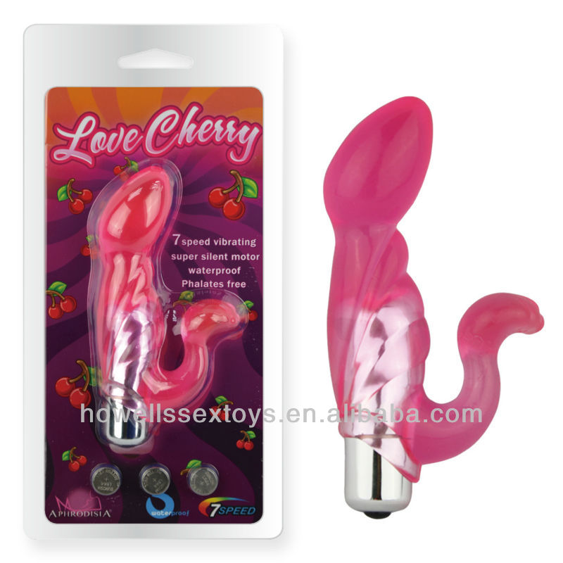 Pink Cherry Mini Bullet Vibrator - 7 Speeds Waterproof Clitoral Massager,  TPE & ABS, Phthalate-Free, Perfect for Enhancing Pleasure
