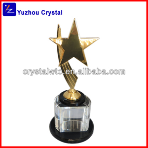<span class=keywords><strong>2014</strong></span> nuevo diseño de <span class=keywords><strong>cristal</strong></span> de metal trofeo estrella - Product Image 1