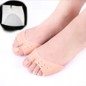 SEBS Toe Sleeve Vorderfuß kissen Silikon gel Halbe Innen sohle für Fersen schuhe Schmerz linderung von Schwielen Blister