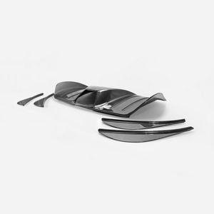 10% Venta para nuevo para 430 Scud Style Difusor de parachoques trasero Acabado de alto brillo 3K Twill Weave Surface Bolt-On Instalación - Product Image 3