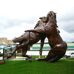 Estatua de Caballo de bronce, adornos, escultura de caballo de tamaño pequeño árabe - Product Image 3