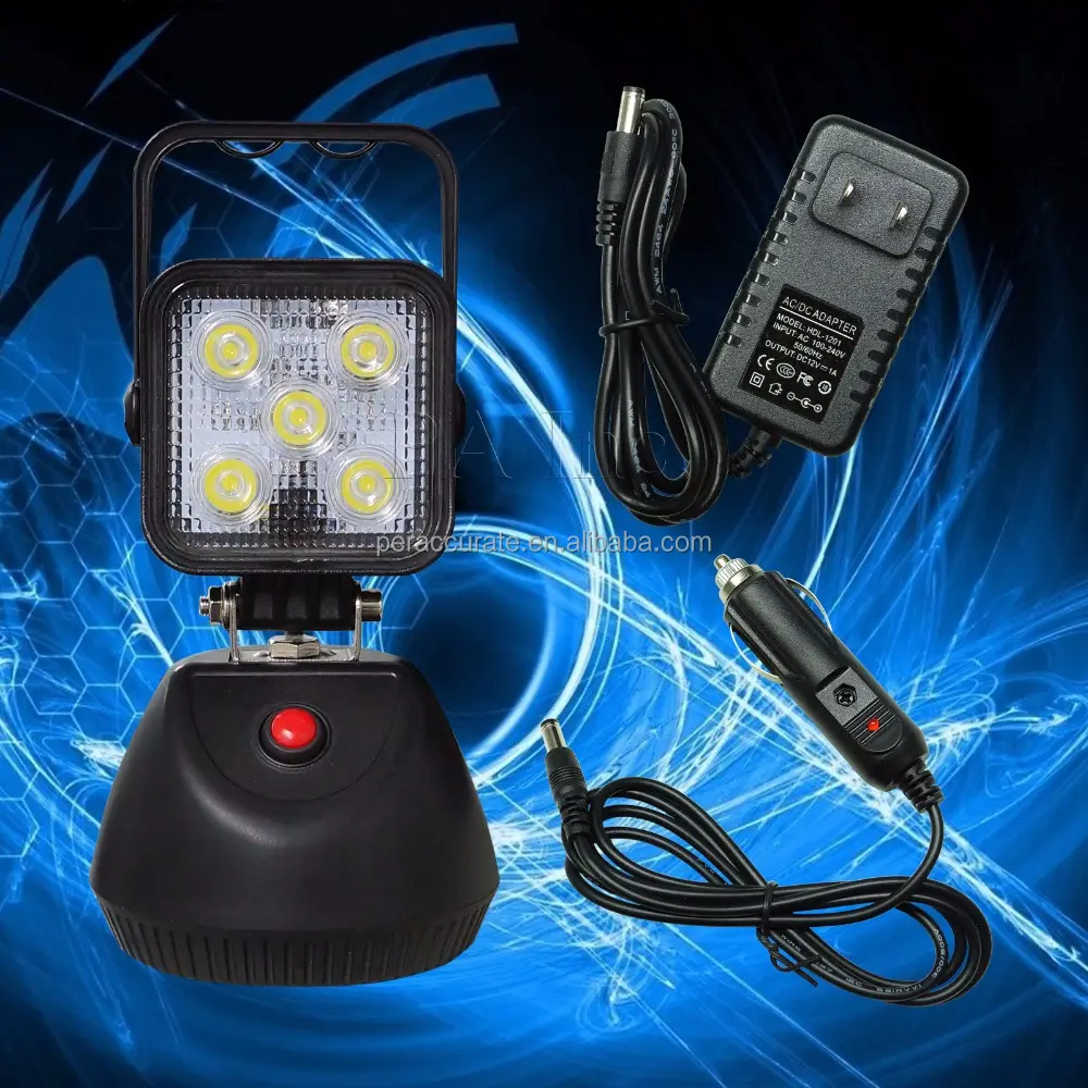 15W Rechargeable Portable Lantern LED Work Light Chargeable Torch Flashlight PA
