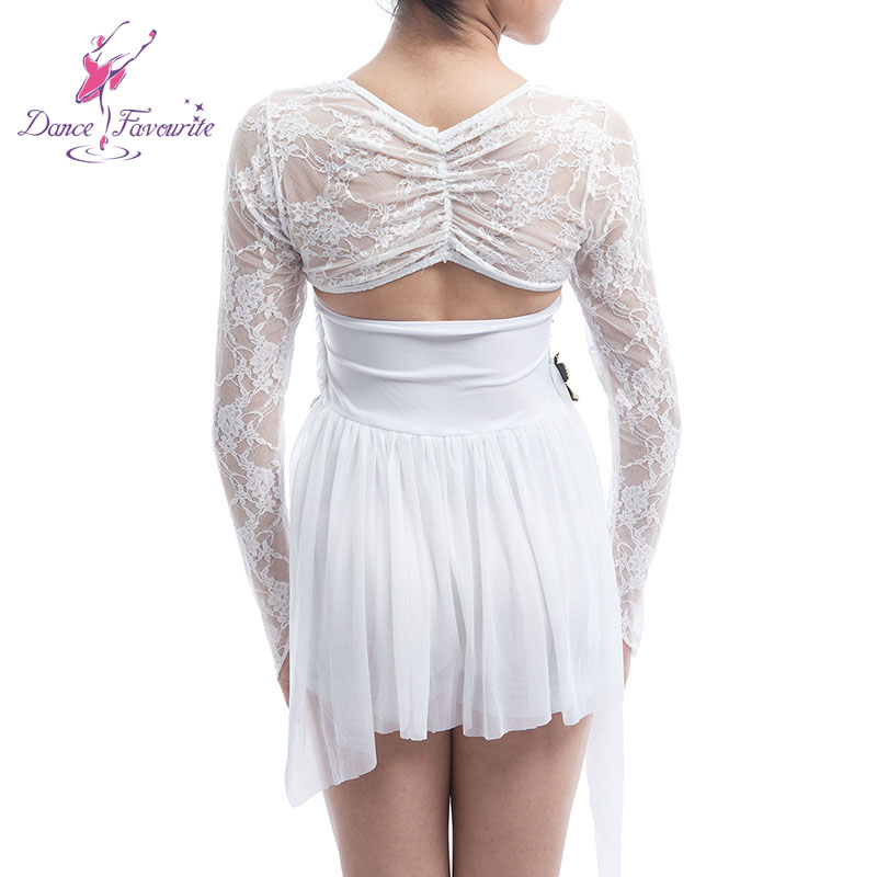 swan white flower girl lace dress product info and reviews Swan White Flower Girl Lace Dress main image 0