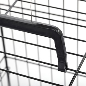 Commercio all'ingrosso In Pendenza del Metallo Pieghevole Cane <span class=keywords><strong>Crate</strong></span> Gabbia Dell'animale Domestico Con Il Vassoio Di Plastica Per Il Trasporto - Product Image 6