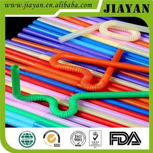 6 على شكل قش الشرب البلاستيكي ، ثني القش البلاستيكي الفني ، قش الشرب الملون - Product Image 5
