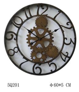 In stile francese di età 3D retro metal gear gigante antico <span class=keywords><strong>orologio</strong></span> <span class=keywords><strong>da</strong></span> <span class=keywords><strong>parete</strong></span> in plastica <span class=keywords><strong>per</strong></span> la decorazione domestica - Product Image 3