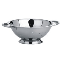 Deep <b>Colander</b> With Mango Punching Stainless Steel <b>Colander</b> for Hotel Different Sizes & Multi color Restaurant - Product Image 5