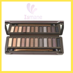 Alta calidad 12 colores paleta de sombra de ojos con <span class=keywords><strong>el</strong></span> cepillo de etiqueta privada - Product Image 4