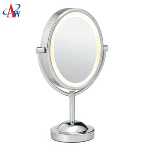 Домашнее настольное зеркало для макияжа, косметическое зеркало, двустороннее зеркало для макияжа