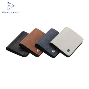 Bal Manent New Fashion Men's Cuero genuino RFID Protegido Cierre abierto Patrón de caramelo Cartera corta - Product Image 5