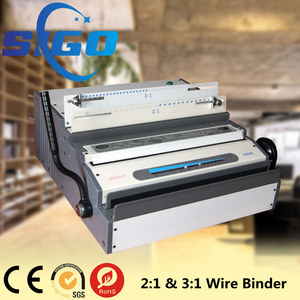 SG-0608Bデスクトップ電気<span class=keywords><strong>2</strong></span>:1および<span class=keywords><strong>3</strong></span>:1ダブルワイヤー2in1パンチングおよびバインディングマシン - Product Image 2