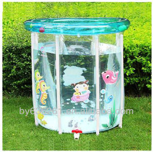 Inflatable Baby Transparent Hard Plastic Swimming Pool