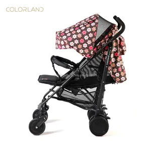 Colrland 6 צבע עיר אצן תינוק עגלת, קל משקל Pram, חזק תינוק עגלת