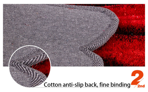 Thảm Lông Xù Hình Hoa Hướng Dương Tròn Màu Hoa Hồng <span class=keywords><strong>Polyester</strong></span> - Product Image 5