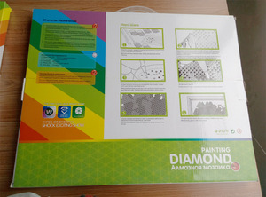 Gz521-40*50 Hoa Màu Đỏ Nghệ Thuật Vẽ Tranh Trên Vải Với Nhựa Kim Cương Tự Làm Sơn Kim Cương Bằng Số - Product Image 4