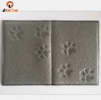 Tapis moderne pour animaux de compagnie, écologique, sans phtalates, sans BPA, en PVC, pour chats, tapis de litière, tapis de protection pour le sol
