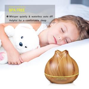 Commercial oem bois grain aroma huile essentielle diffuseur murmure 7 couleurs - Product Image 6