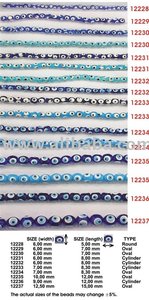 Cuentas de mal de ojo de plástico - Product Image 1