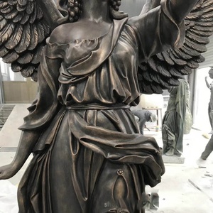 Scultura <span class=keywords><strong>di</strong></span> angelo grande in vetroresina per esterni della <span class=keywords><strong>luce</strong></span> della dea - Product Image 4