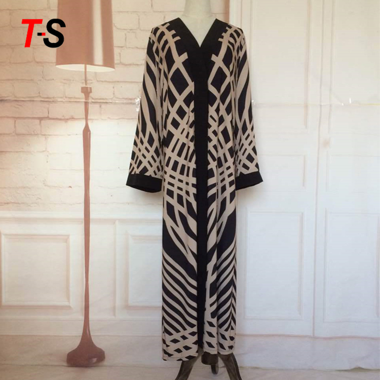 Модные хиджаб арабском стиле длинный кардиган мусульманское платье