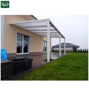 정원 건물 Pergola에 알루미늄 Pergola 기울기 알루미늄 야외 유리 Pergola 뒤뜰 양산