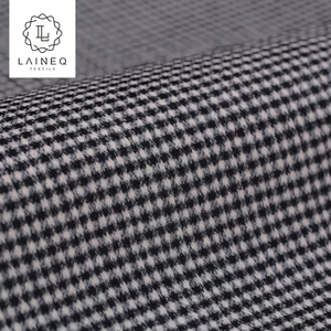 Nueva houndstooth celosía lana de Cachemira mezclado tela <span class=keywords><strong>doble</strong></span> <span class=keywords><strong>cara</strong></span> para abrigos - Product Image 2