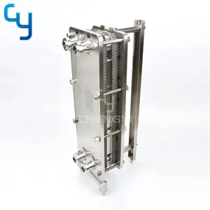 Professional manufacturing sanitary stainless steel 304 316L plate heat exchanger