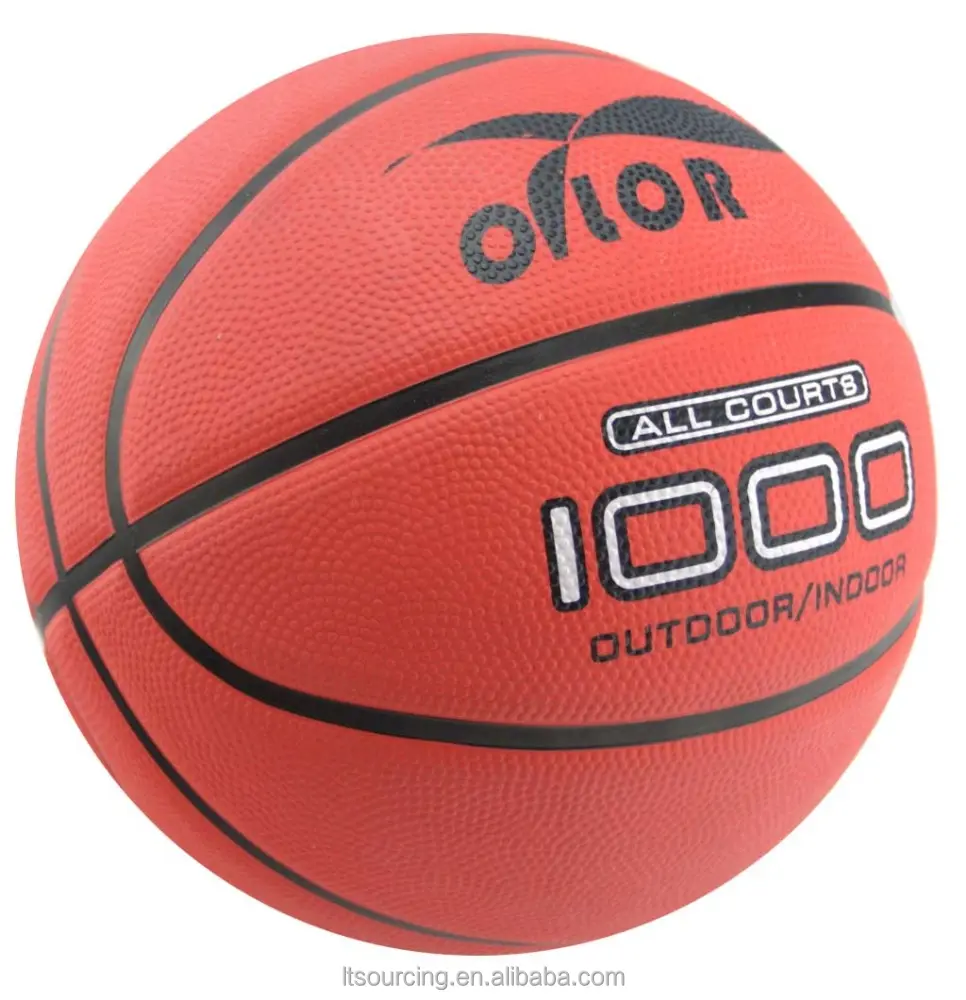 Design personalizado de bola de basquete de borracha
